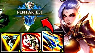 MY BEST RIVEN 1V9 PENTA KILL OF SEASON 14 YOULL LIKE THIS ONE  S14 Riven TOP Gameplay Guide [upl. by Haletta]