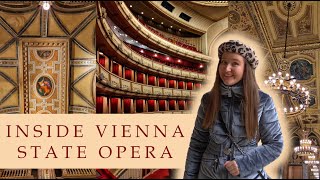 Inside the Vienna State Opera Wiener Staatsoper  Art amp Architecture Tour [upl. by Intihw]