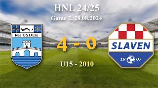 2 2010 U15 Osijek 40 Slaven Belupo HNL 2425 28082024 croatiafootball hnl [upl. by Nemrac]