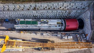 Eppenberg SBB Railway Tunnel  From installation to the breakthrough [upl. by Annavaj]