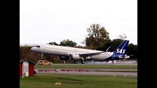 Trip Report  SAS Inaugural Flight from Copenhagen CPH to Toronto YYZ on its Airbus A321LR [upl. by Keene]