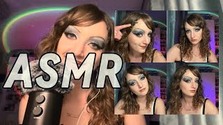 ASMR doing your makeup 💄 gothic drag inspired🌟 [upl. by Lory]