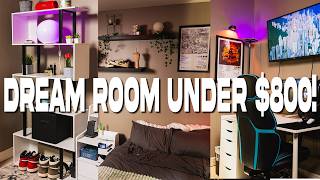 How I Transformed My Brothers Dream Room  Amazon amp Ikea Finds [upl. by Petigny525]