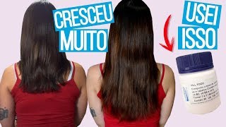 COMO MEU CABELO CRESCEU 15cm EM 3 MESES [upl. by Luapleahcim14]