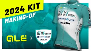 Making of  2024 Race Kit  Alè Cycling for VF Group BardianiCSF Faizanè [upl. by Corrine719]