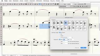 Finale 25  Quicktipp Mac  Notenschlüssel ändern [upl. by Onil]