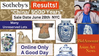 Sothebys Results quotChina 5000Yearsquot Online Auction Results New York [upl. by Gerbold]