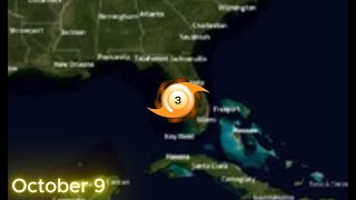 Track Of Hurricane Milton 2024 [upl. by Donohue]