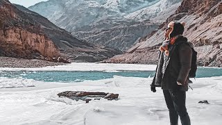 This is what 25°C feels like 🥶 Freezing Zanskar River  Chadar Trek  Ladakh Shorts [upl. by Golliner]