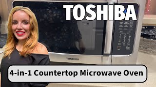 TOSHIBA 4 in 1 Countertop Microwave Oven Bedt Air Fryer and Microwave Combo [upl. by Perloff]