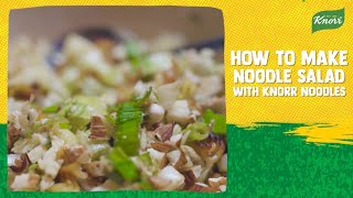 Noodle Salad With Knorr Chicken Noodles  Make Your Diet Tastier [upl. by Ttekcirc]