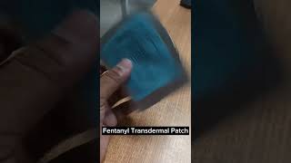 Fentanyl transdermal patch painkillerdoctor medical treatmentaiimsdelhi nursingmbbsshorts [upl. by Edna527]