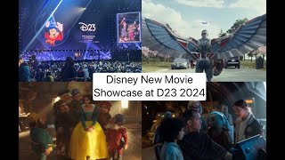 Disney New MovieTV presentation at D23 Expo 2024 Marvel Pixar Star Wars [upl. by Lathe]