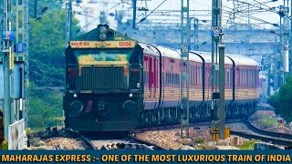 Maharajas Express  One of The Most Luxurious Train of India [upl. by Rolyab929]