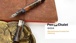 Gioia Alba Partenope Fountain Pen Unboxing [upl. by Ketti501]