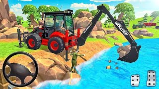 JCB 3DX BACKHOE LOADER BUS SIMULATOR INDONESIA DRIVING LIVE STREAM [upl. by Alyworth]