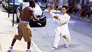 Wing Chun Master vs Bullies  Wing Chun in the Street [upl. by Sidman]