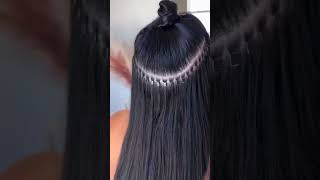 Loop 1 Jet Black Hair Extensions haircolorist hairychest hairtrends hairenvy [upl. by Mariam219]