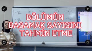 4SINIF BÖLÜMÜN BASAMAK SAYISINI BULMA [upl. by Conny]