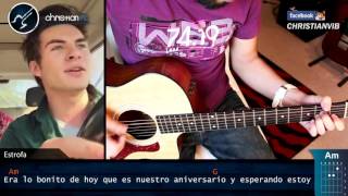 Enamorate DVICIO Guitarra Cover Letra  Tutorial Demo Christianvib [upl. by Riek]