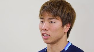 【アジア最終予選】 104 浅野拓磨インタビュー [upl. by Onitnerolf]