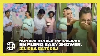 Hombre revela infidelidad de su mujer en pleno baby shower ¡Él era estéril [upl. by Lee]