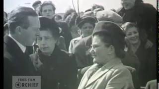 Onthulling Verzetsmonument Dokkumer Nieuwe Zijlen 15 april 1950 [upl. by Kaitlyn]