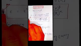 NERST EQUATION electrochemistry neet LTR neet2024 neetpyq chemistry neetphysicalchemistry [upl. by Baum]