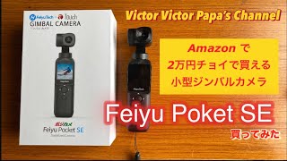 Amazon で2万円チョイで買える！小型ジンバルカメラ『Feiyu Poket SE』紹介 [upl. by Woolson686]