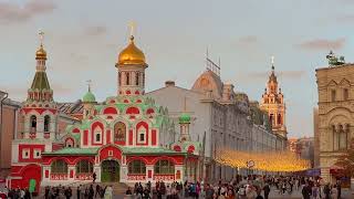 Evening bells in Red Square Moscow Russia 🇷🇺🔔🎶 [upl. by Burkhard26]