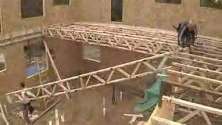 LEED Home floor trusses [upl. by Llessur162]