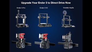 Ender 3 Direct Drive UpgradesBowdenampBMG extruder [upl. by Otrebire]