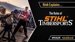 The Rules of STIHL Timbersports  EXPLAINED [upl. by Clary]