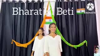 Bharat Ki Beti❤️ Independence Day Special Dance  Desh Bhakti Dance  Patriotic Dance  Dance [upl. by Niloc506]