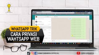 GAMPANG BANGET🔥 Cara Privasi WhatsApp Web Menggunakan Privacy Extension For WhatsApp Web❗ [upl. by Funda]