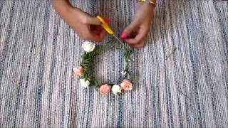 How To Make A Flower Hair Band [upl. by Laamaj194]