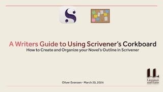 2024 Scrivener Tutorial A Writers Guide to Using Scrivener’s Corkboard Webinar [upl. by Portwine342]