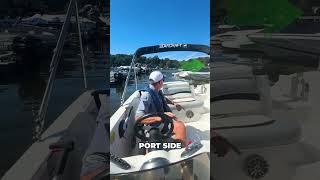 Backing Down a Boat Doesnt Have to be Complicated Bridge Marina Boating Tips boat shorts [upl. by Adao]