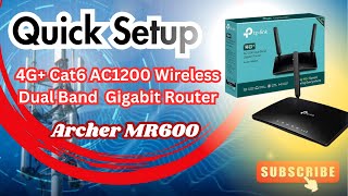 How to Set up TPLink Archer MR600 AC1200 Wireless Dual Band Gigabit 4G LTE Router UrduHindi [upl. by Bergman483]