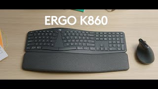 ERGO K860 Ergonomic Split Keyboard [upl. by Lenci306]