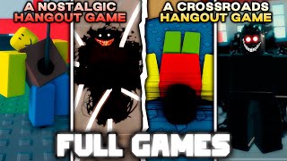 A Nostalgic Hangout Game  A Crossroads Hangout Game  Full Walkthrough  All Endings  Roblox [upl. by Plotkin48]