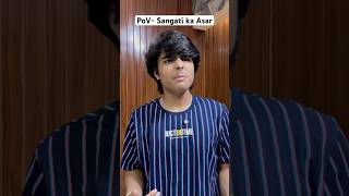 Sangati ka Asar is Real😂  krishnakakran shorts shortfeed comedyvideo funny relatable [upl. by Milena]