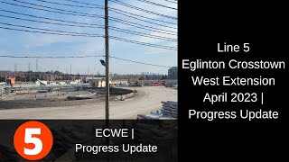 Eglinton Crosstown West Extension April 2023  Progress Update [upl. by Platon]