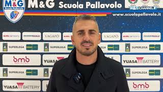 7a Giornata Allianz Milano  Yuasa Battery Grottazzolina prematch Massimiliano Ortenzi [upl. by Titus]