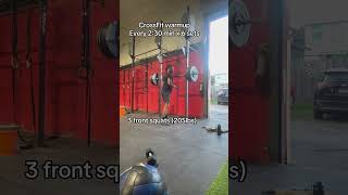 CrossFit workout warm up motivation crossfit workout squat pullups [upl. by Dyna]