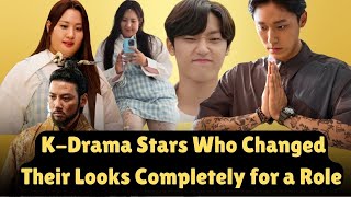 KDrama Actors Who Underwent Major Transformations for Their Roles parkseojoon [upl. by Hayikat]