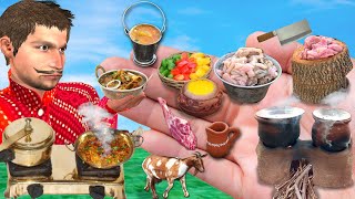 छोटा स्टोव मटन सब्जी Miniature Cooking Stove Mutton Curry Comedy Video हिंदी कहानिय Hindi Kahaniya [upl. by Eynahpets81]