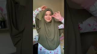 Tutorial shawl labuh untuk raya🌹 [upl. by Nayb]