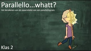 De oppervlakte van een parallellogram [upl. by Sgninnej]