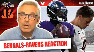 BengalsRavens Reaction Lamar Jackson beats Joe Burrow in TNF classic  Colin Cowherd NFL [upl. by Raleigh579]